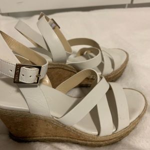 Jimmy Choo Women high heels white platform